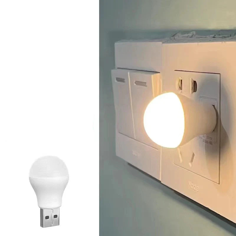 Compact USB Night Light – Portable Plug-In Lighting for Any Space