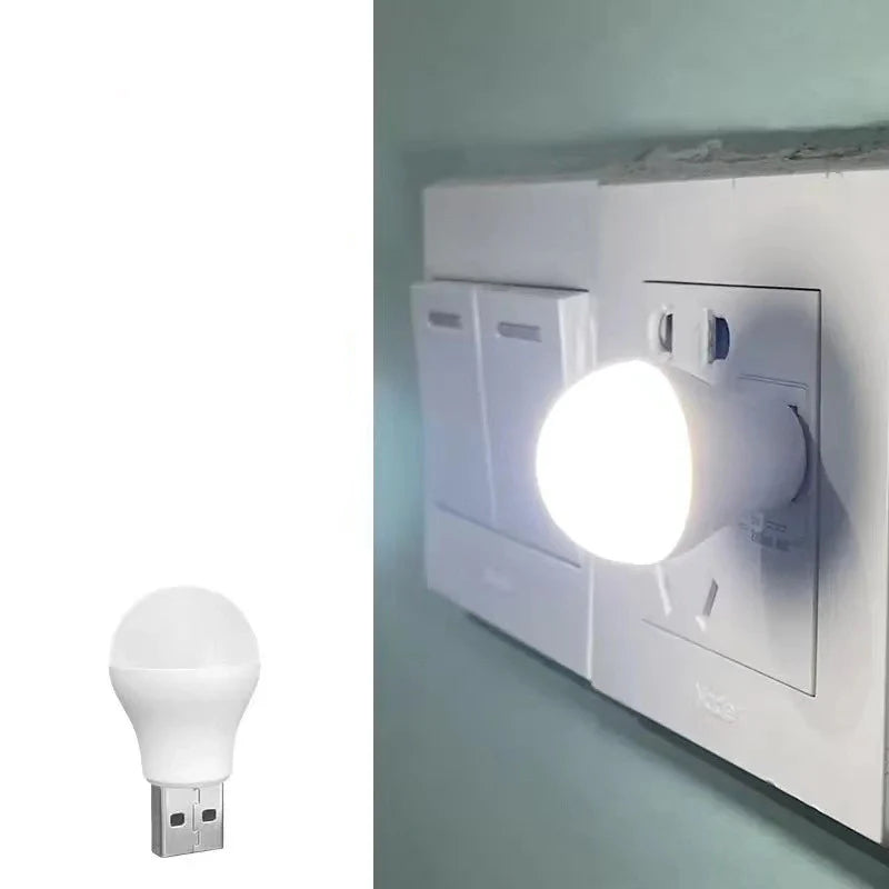 Compact USB Night Light – Portable Plug-In Lighting for Any Space