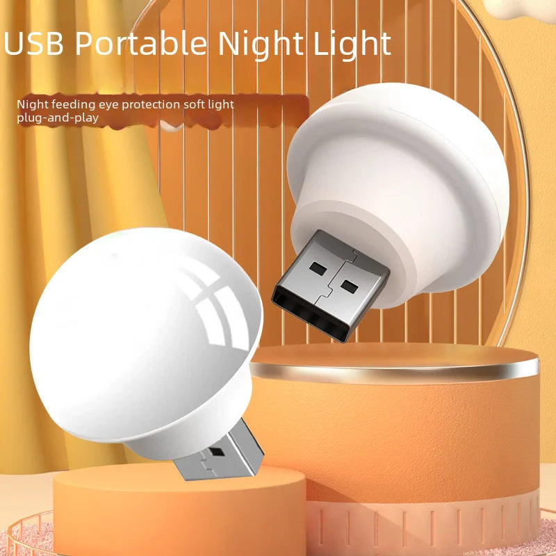 Compact USB Night Light – Portable Plug-In Lighting for Any Space