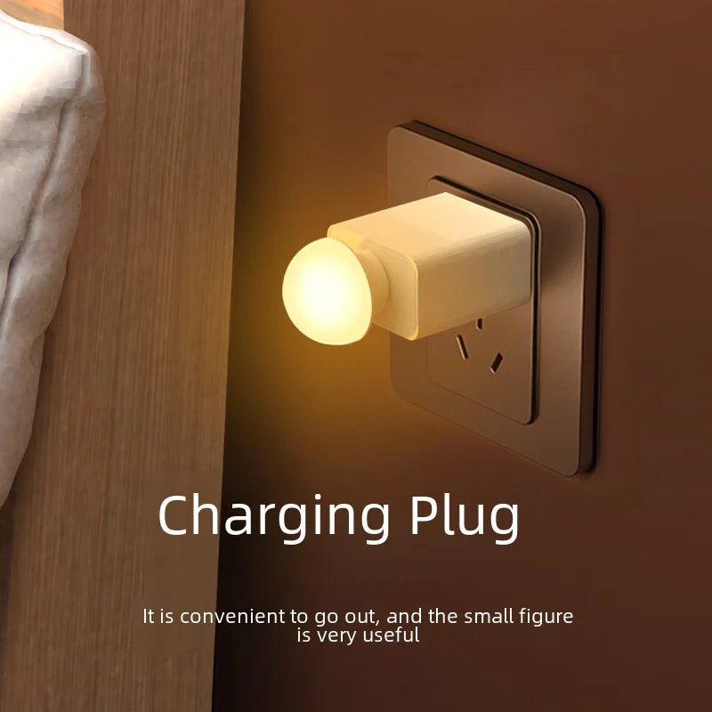Compact USB Night Light – Portable Plug-In Lighting for Any Space