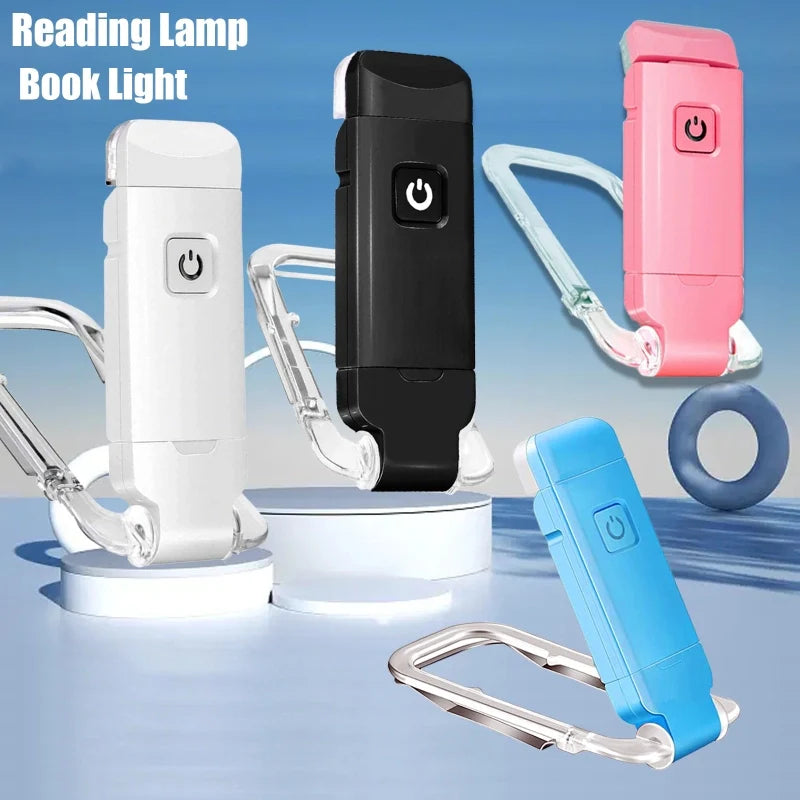 USB Mini Clip-On Reading Light – Foldable, Portable, and Easy on the Eyes