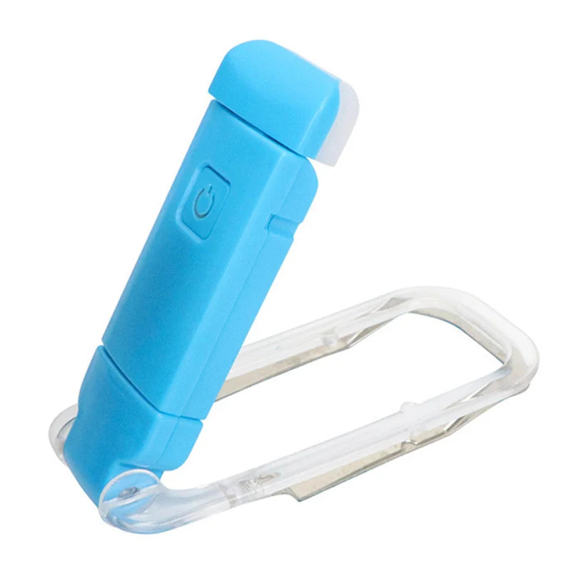 USB Mini Clip-On Reading Light – Foldable, Portable, and Easy on the Eyes