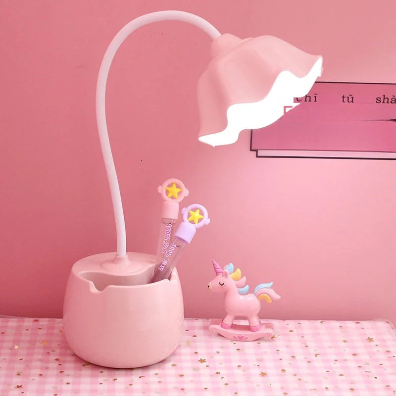LED Study Desk Lamp with Pen Holder – Sleek, Smart & Student-Friendly