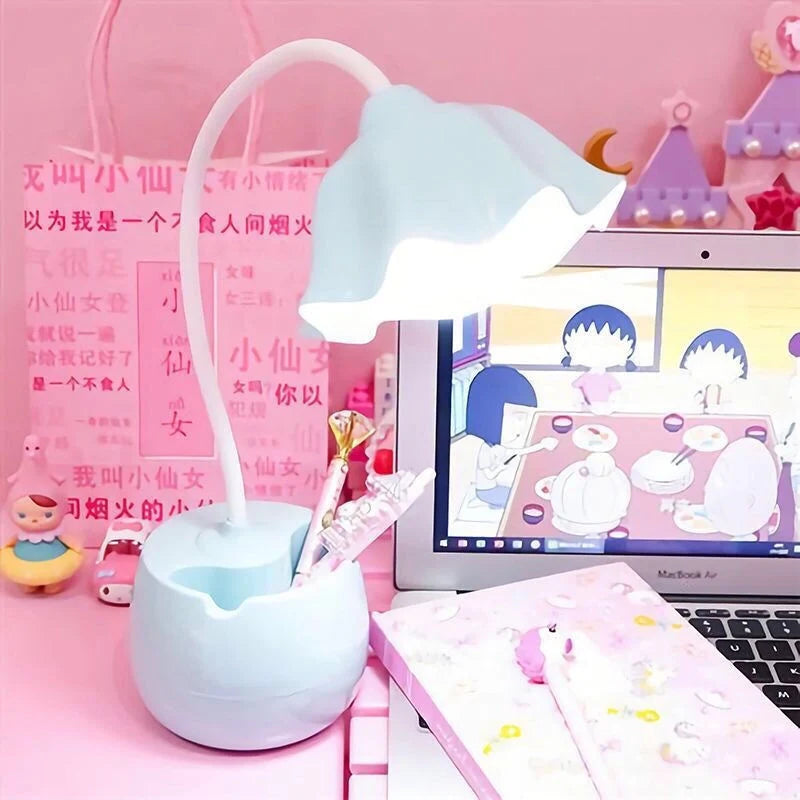 LED Study Desk Lamp with Pen Holder – Sleek, Smart & Student-Friendly