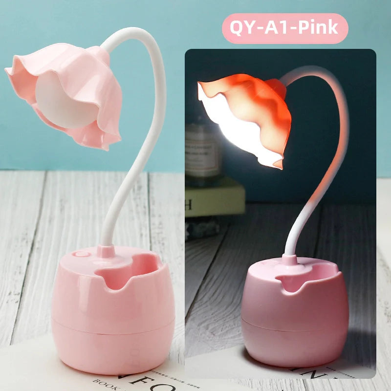 LED Study Desk Lamp with Pen Holder – Sleek, Smart & Student-Friendly