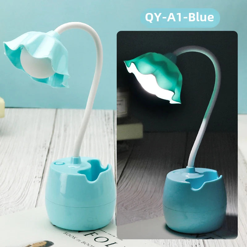 LED Study Desk Lamp with Pen Holder – Sleek, Smart & Student-Friendly