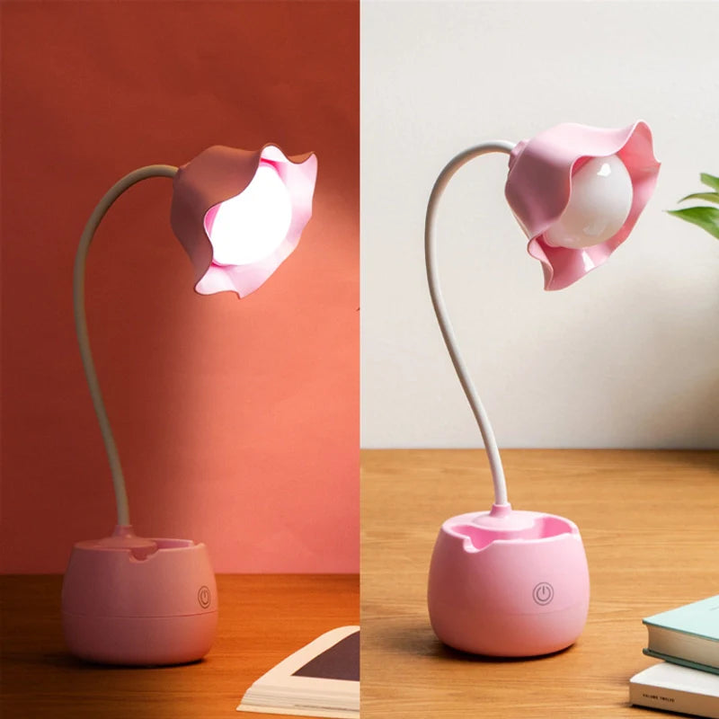 LED Study Desk Lamp with Pen Holder – Sleek, Smart & Student-Friendly
