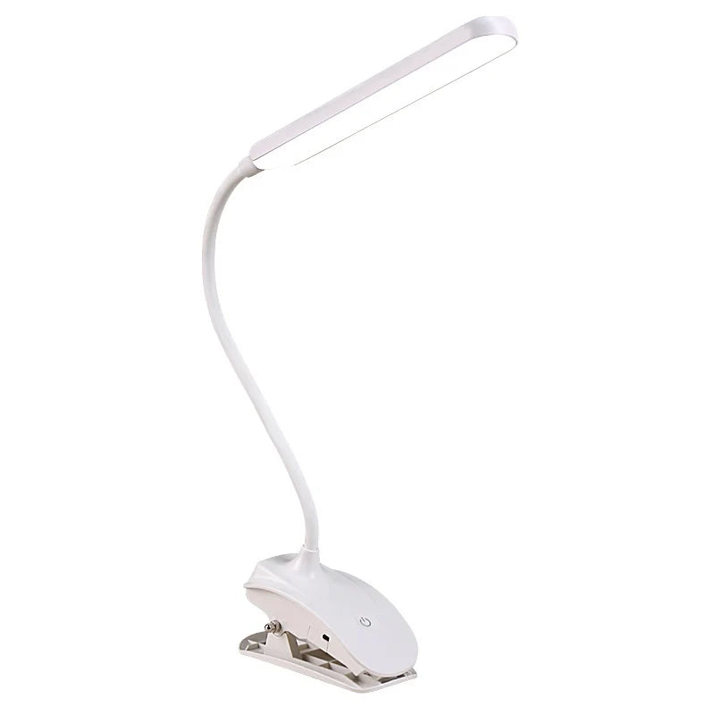 LED Clip-On Desk Lamp – Rechargeable, Compact & Eye-Friendly